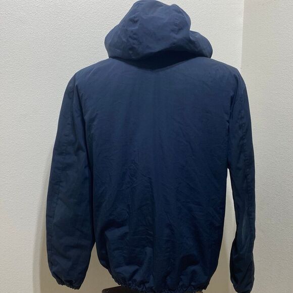 Polo Ralph Lauren Hooded Anorak Down Jacket Coat Navy Blue Men’s Size Large - Picture 8 of 12